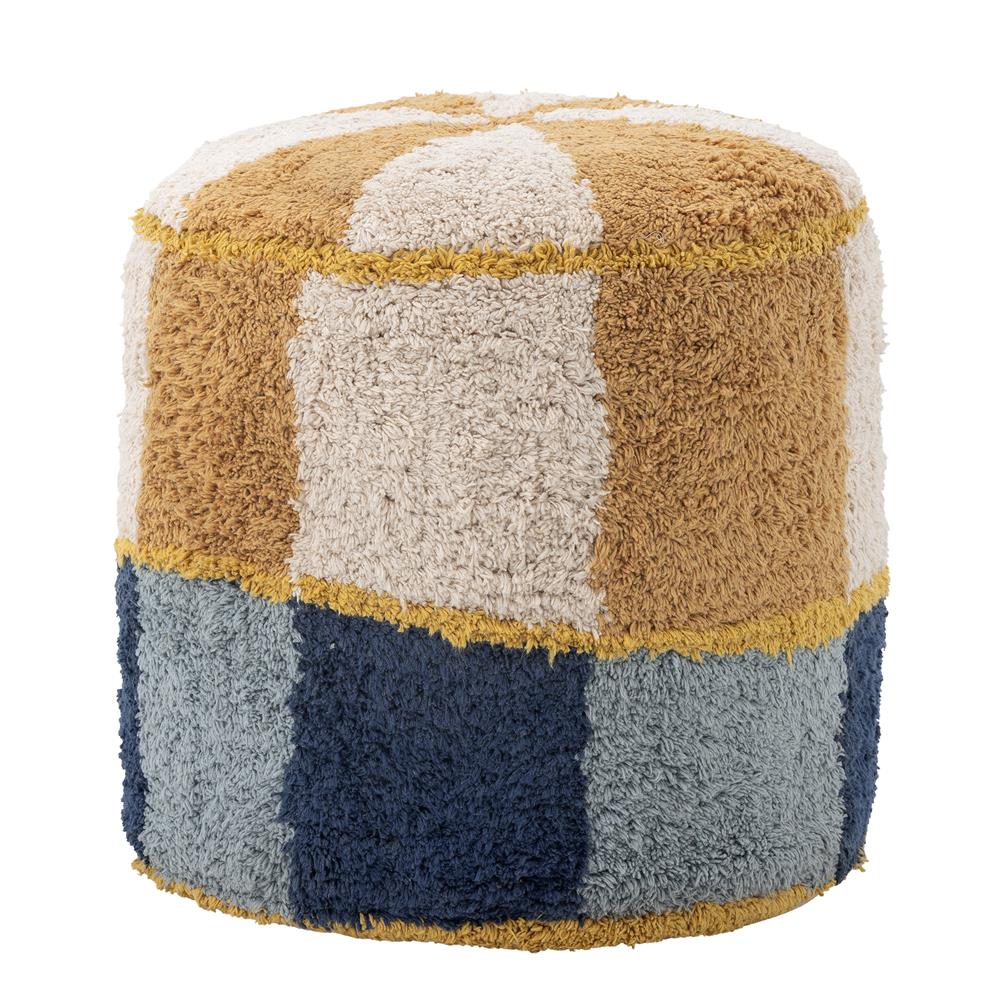 Bloomingville MINI Kio Hocker Bunt Baumwolle Durchmesser 35cm Kinderzimmer