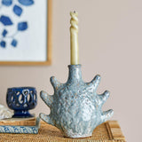 Bloomingville Bridget Kerzenhalter Grau Steingut 20,5x19,5x10 cm