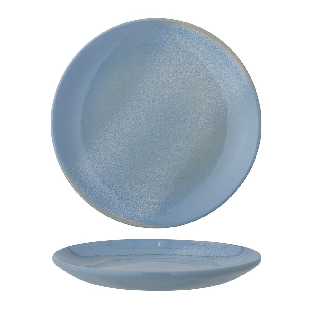 Bloomingville Safie Teller Blau 15cm aus Steingut spülmaschinenfest für Dessert