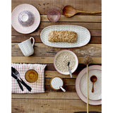 Bloomingville Maya Teller 3er Set 22cm aus Keramik im dänischen Design