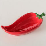 BOLTZE Schale Peperoni Porzellan rot Gemüseform 120 ml modern
