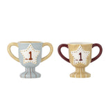 Bloomingville MINI Trophy Tasse Pokal fürs Kinderzimmer & Alltag, bunt, 2er Set