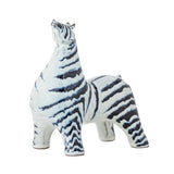 Bloomingville Zayn Deko aus Steingut in Blau – tierische Dekofigur für Wohnzimmer & Regal