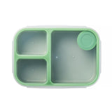 LocknLock To-Go Lunchbox 980 ml, Mint, 3 Fächer - Mikrowellengeeignet BPA-frei