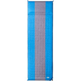 NILS CAMP selbstaufblasende Campingmatte 195 cm blau-grau Isomatte Outdoor Schlafmatte