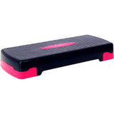 Aerobic Stepper 3-fach höhenverstellbar Schwarz/Pink für Fitness und Workout | HMS AS002
