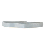 Bloomingville Lakey Tablett, Blau, Steingut L32xH3xW21,5 cm