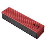 NILS CAMP faltbare Isomatte 188 cm in rot Camping Schlafmatte Outdoor Trekking Festival