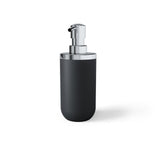 Umbra Junip Seifenspender Chrom/Schwarz Moderner Spender für Flüssigseife und Schaumseife 380 ml