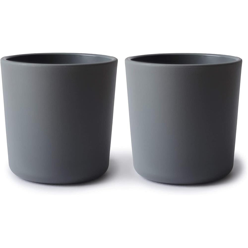 Mushie Trinkbecher 2er Set, Smoke, BPA-frei