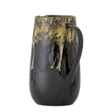 Bloomingville Wyatt Vase Braun Steingut D13xH22,5 cm Vintage