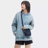 Kipling NEW ELDORADO, kleine Umhängetasche, Blue Bleu 2 (blau), kompakte Crossbody Tasche