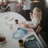 Mushie Silikon-Platzdeckchen, Vanilla Confetti, Tischset, BPA-frei