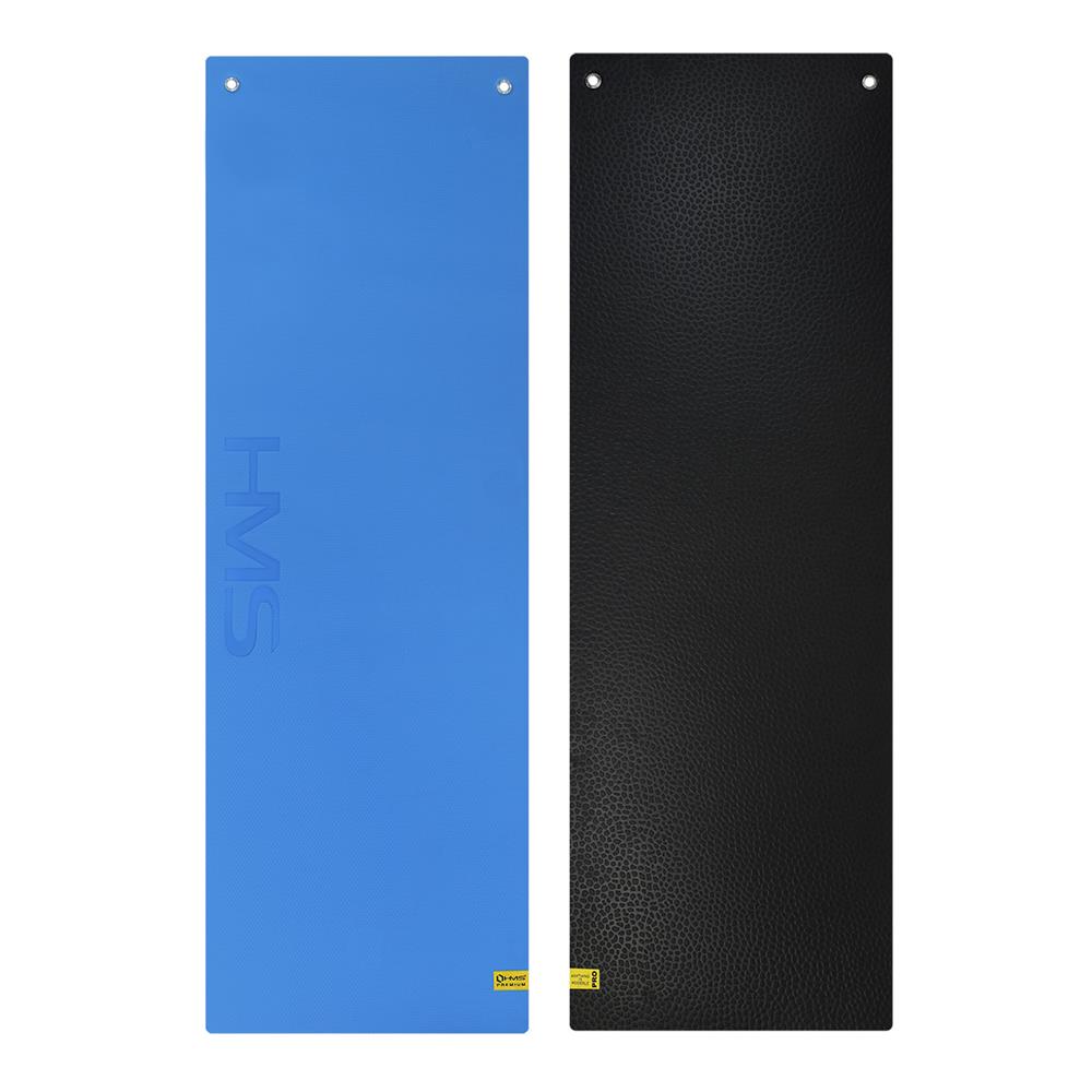 HMS Premium MFK03 Fitnessmatte 180x60 cm 15 mm Blau/Schwarz