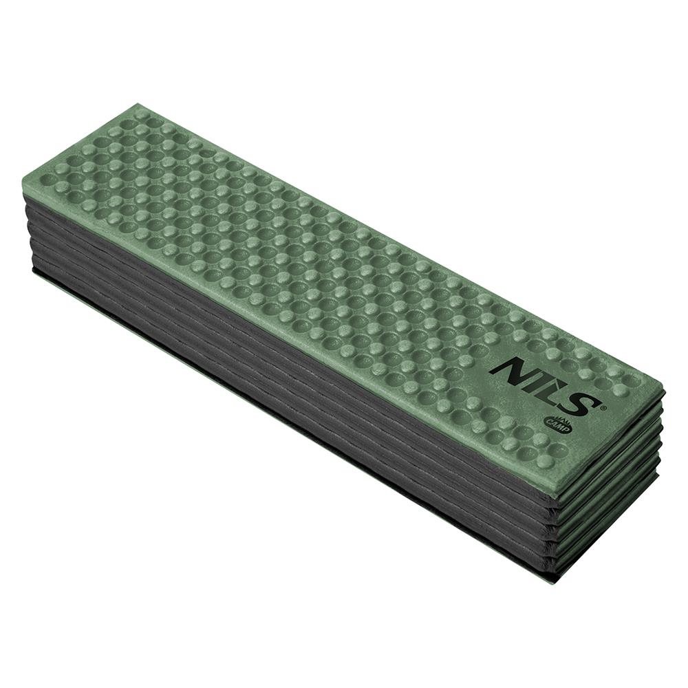NILS CAMP faltbare Isomatte 188 cm in grün Camping Schlafmatte Outdoor Trekking Festival