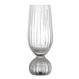 Bloomingville Taurin Champagnerglas Klar Glas D6xH17 cm – elegantes Sektglas