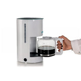 Ariete Breakfast Filterkaffeemaschine, Weiß, 12 Tassen Kaffeemaschine, Klassisches Design