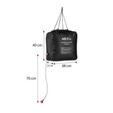 NILS CAMP Campingdusche 40L für Outdoor Reisen und Camping mit Solarfunktion