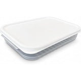 LocknLock Frischhaltedosen 3er Set 1.2L, Transparent, BPA-frei, Rechteckig, Gefriergeeignet bis –20 °C