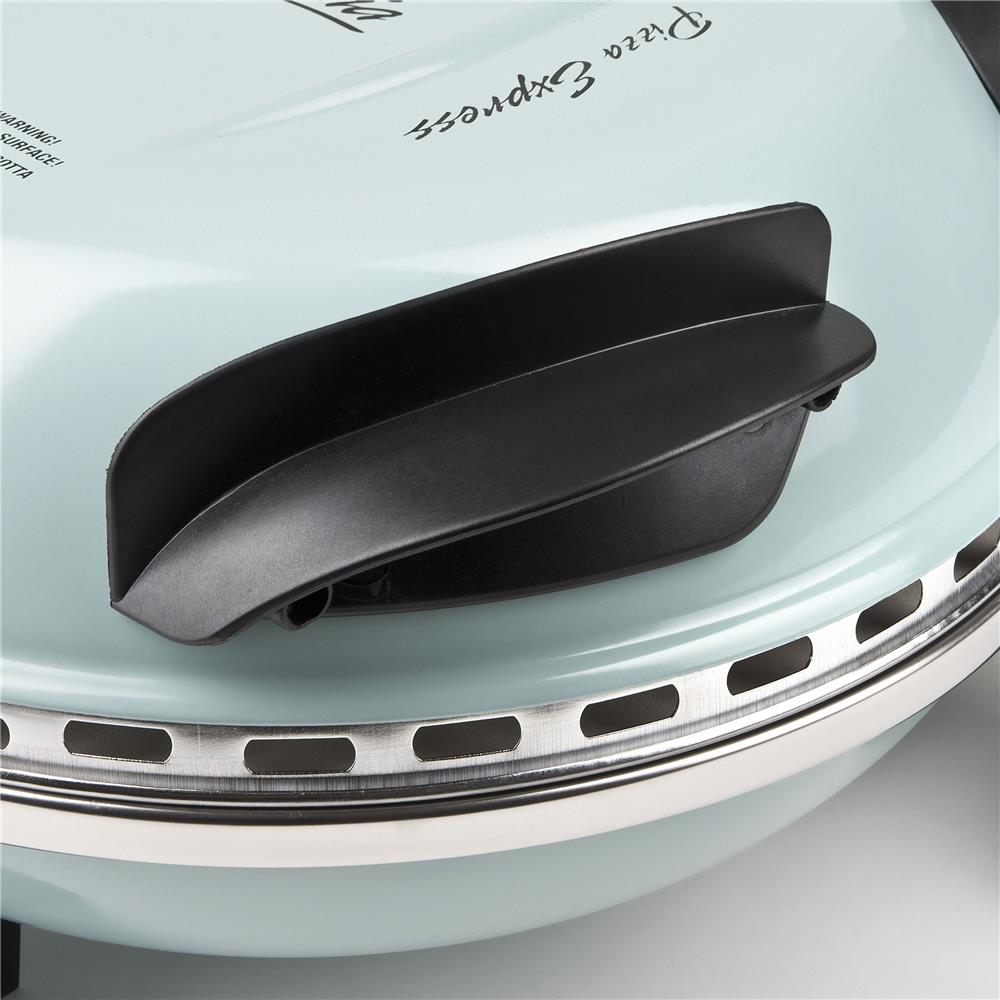 G3Ferrari elektrischer Pizzaofen Delizia 1200 W für Pizza Ø 31cm cool blue Pizzamaker mit feuerfestem Naturstein - Limitierte Edition