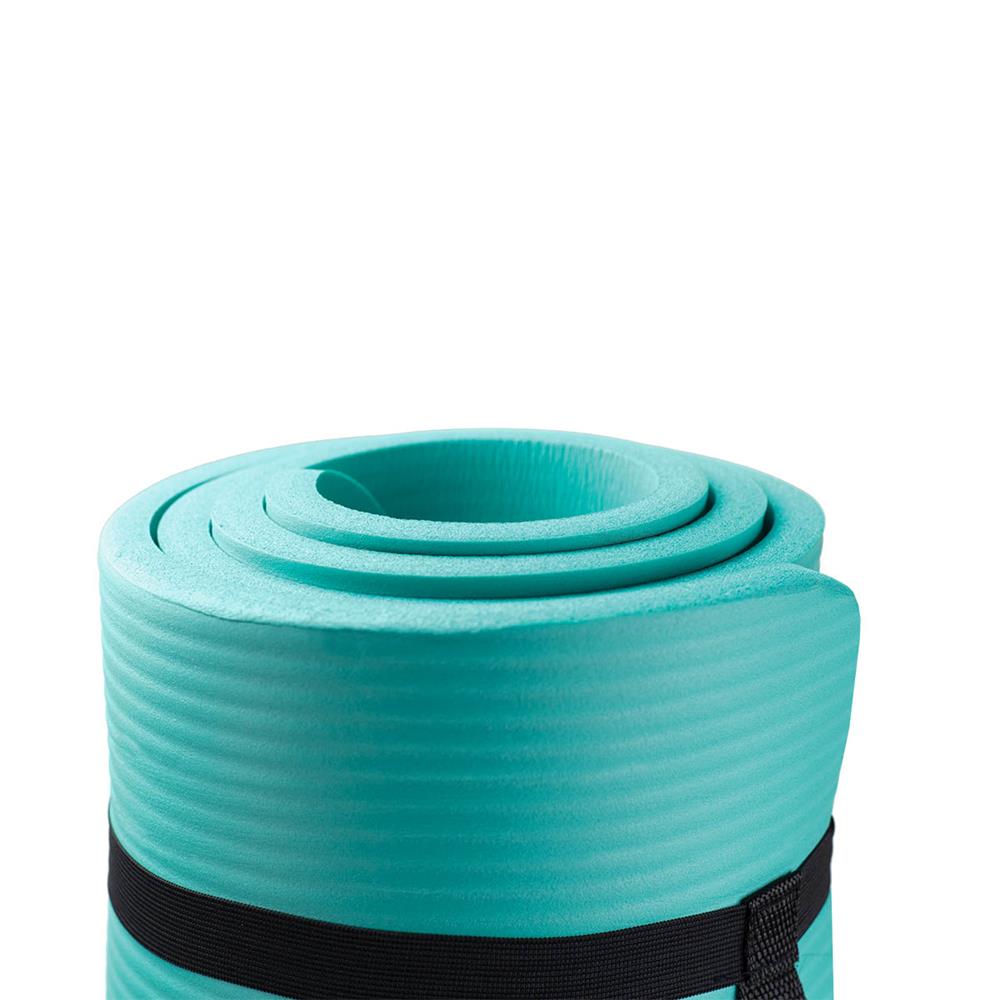 Yogamatte 183 x 61 x 1,5 cm Fitnessmatte Mint Gymnastikmatte rutschfest | HMS YM04