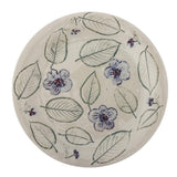 Bloomingville Marlem Tablett bunt D28 cm aus Steingut – handbemaltes Tablett für Küche & Tischdeko