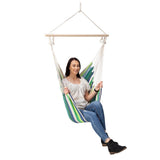 NILS CAMP Hängesessel Grün - Outdoor Sitzhängematte für Garten, Balkon & Camping
