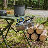 NILS CAMP Campingtisch klappbar grün kompakt für Camping Outdoor Garten