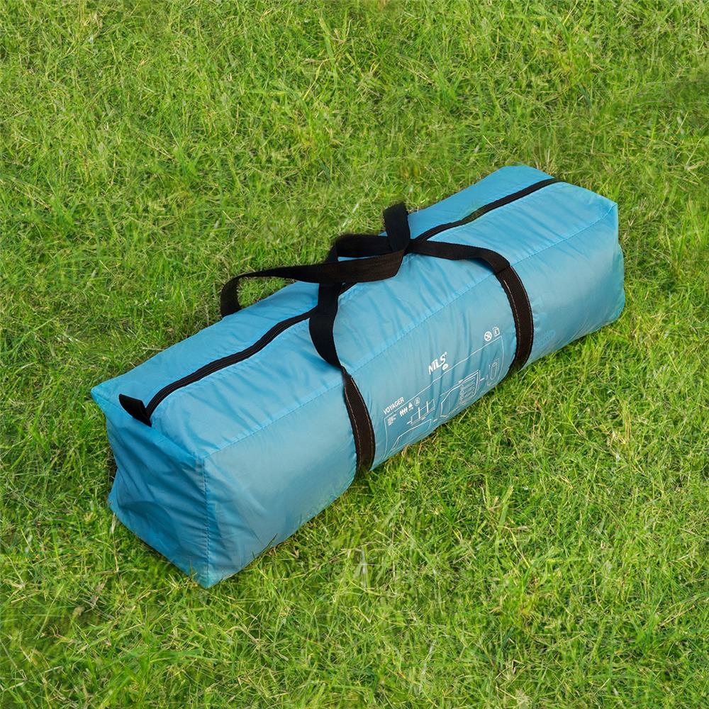 NILS CAMP Voyager Zelt für 4 Personen - Campingzelt mit Vorraum für Outdoor, Trekking & Familie