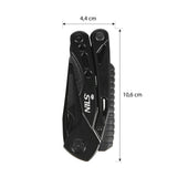 NILS CAMP Multitool 12 Funktionen mit Bits für Camping Outdoor Alltag