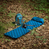 NILS CAMP Campingmatte leicht in türkis mit Luftpumpe Outdoor Trekking Reisen