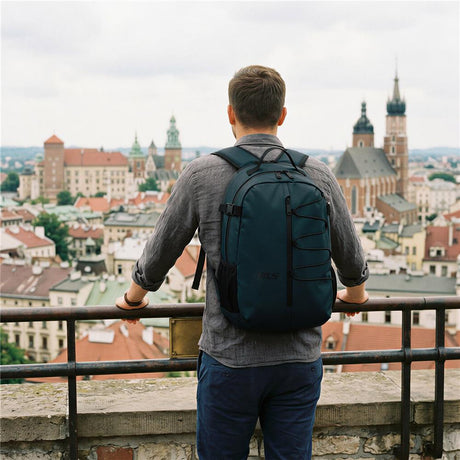 NILS Reiserucksack 20L Blau - Laptoprucksack Arbeit Uni Schule Outdoor Reisen