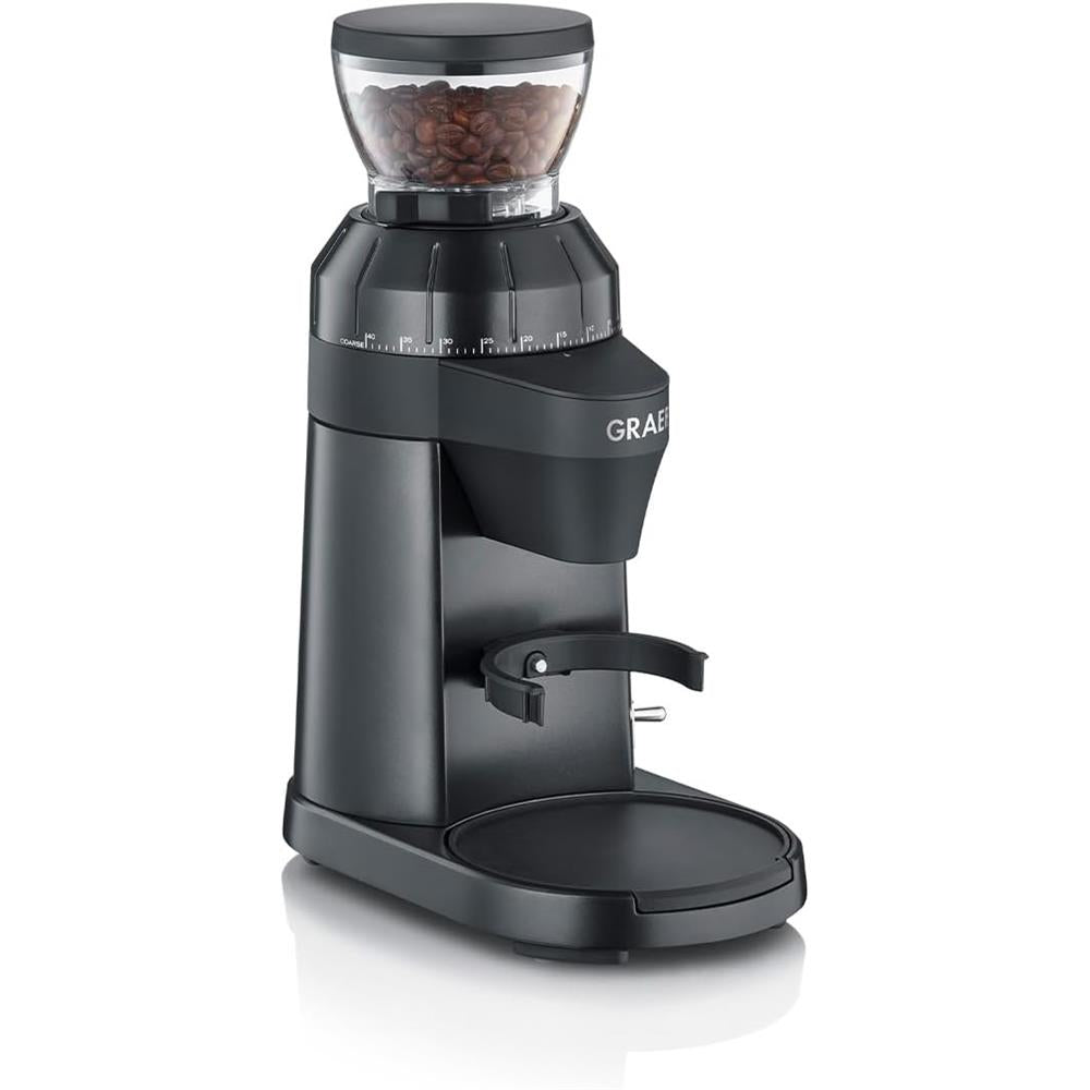 GRAEF CM8002 elektrische Kaffeemühle mit LED-Beleuchtung in schwarz