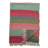 Bloomingville Isnel Decke Recycelte Baumwolle Gestreift 160 x 130 cm