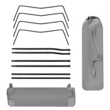 NILS CAMP Feldbett klappbar grau für Camping Reisen Outdoor bequem stabil ultra leicht