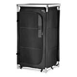 NILS CAMP Campingschrank mit Arbeitsplatte - faltbarer Outdoor Schrank für Camping & Reisen