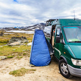 NILS CAMP Umkleidezelt blau Pop-Up für Camping Strand Outdoor Dusche WC