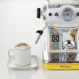 Ariete Positano Espressomaschine, Mediterranes Design, Siebträger Kaffeemaschine, 15 Bar