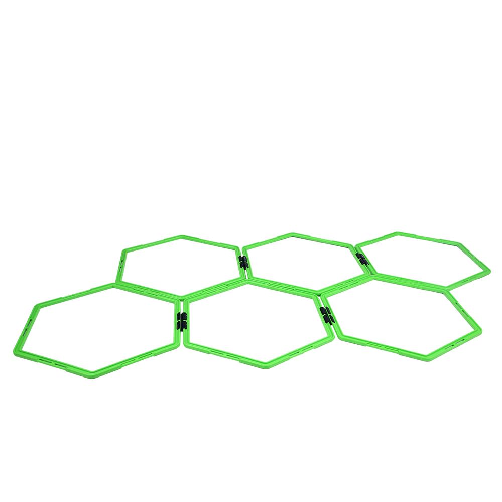 Koordinationsringe Set 6er Hexagon Agility Ringe | HMS SKR06