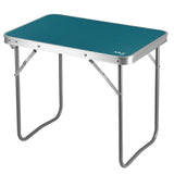 NILS CAMP Campingtisch blau kompakt faltbar für Camping Picknick Garten Outdoor