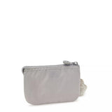 Kipling CREATIVITY S, kleine Geldbörse, Grey Gris (grau), Portemonnaie mit Reißverschluss