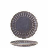 Bloomingville Latina Teller, Violett, 20 cm, Steingut, dänisches Design