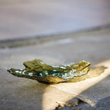 Bloomingville Aiku Dekoschale Glas grün skulptural 38 cm