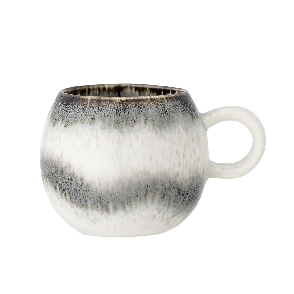 Bloomingville Paula Tasse Grau Steingut 275ml Kaffeetasse
