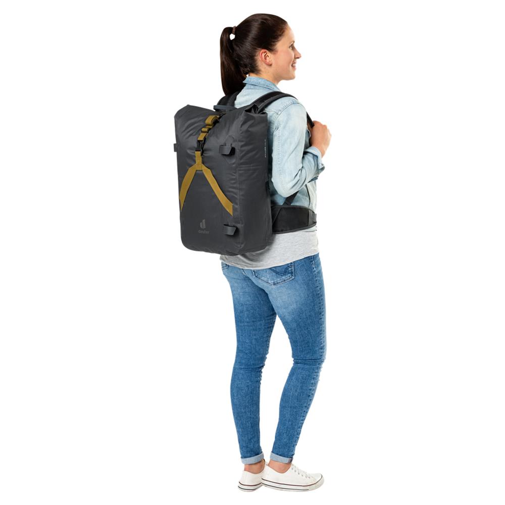 deuter Amager 25+5, Fahrradrucksack, graphite (grau), 29L, Fahrradtasche