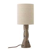 Bloomingville Sergio Tischlampe bunt - Steingut Lampe mit Punkten und E27 für Wohnzimmer