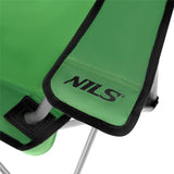 NILS CAMP Kinder Campingstuhl Frosch Design - faltbarer Outdoorstuhl für Garten, Camping & Strand