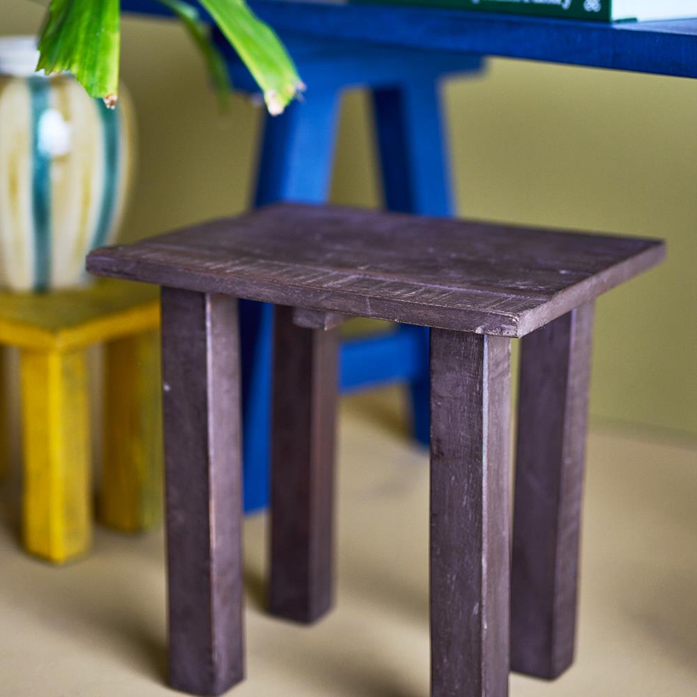 Bloomingville Porir Sockel braun - Holz Podest aus recyceltem Holz für Wohnzimmer & Deko