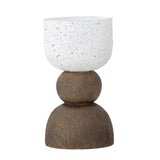 Bloomingville Marjun Teelichthalter, Braun, Polyresin D9xH16 cm