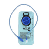 NILS CAMP Trinkblase 2L blau für Rucksack Wandern Fahrrad Outdoor